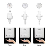 Wall Mounted Battery Powered Or Adapter Recharge automatic hand sanitizer dispenser F1409-S