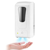 Wall Mounted Battery Powered Or Adapter Recharge automatic hand sanitizer dispenser F1409-S