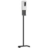 Portable White Or Black Automatic Hand Sanitizer Dispenser With Metal Stand