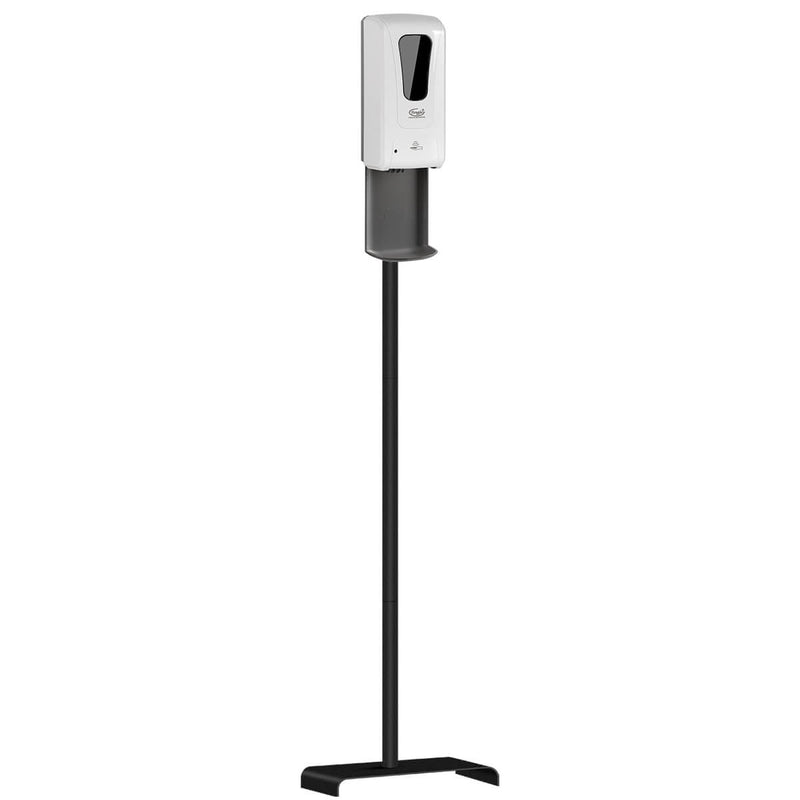 Portable White Or Black Automatic Hand Sanitizer Dispenser With Metal Stand