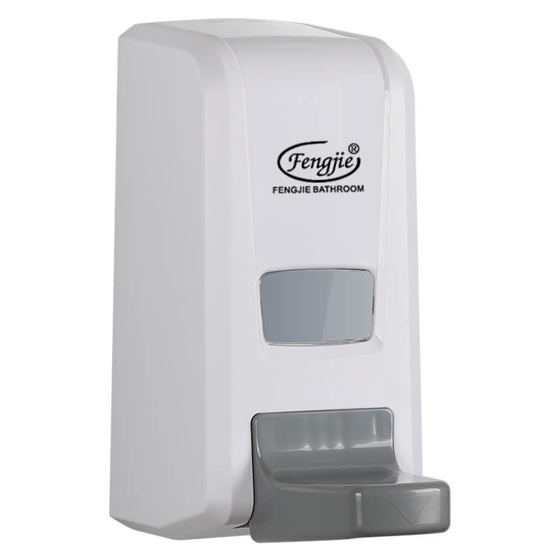 Wall Mounted Plastic Refillable Elbow Soap and Lotion Distributor